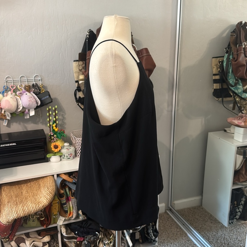 Black Flowy Tank - Picture 2 of 6